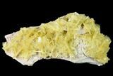 Yellow Barite Crystal Cluster - Peru #169090-1